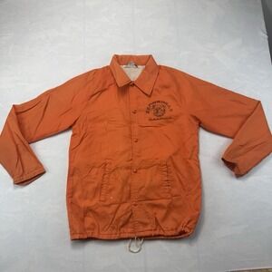 Vintage 70s Chalk Line Coach Jacket Zephyrhills Bulldogs Distressed USA